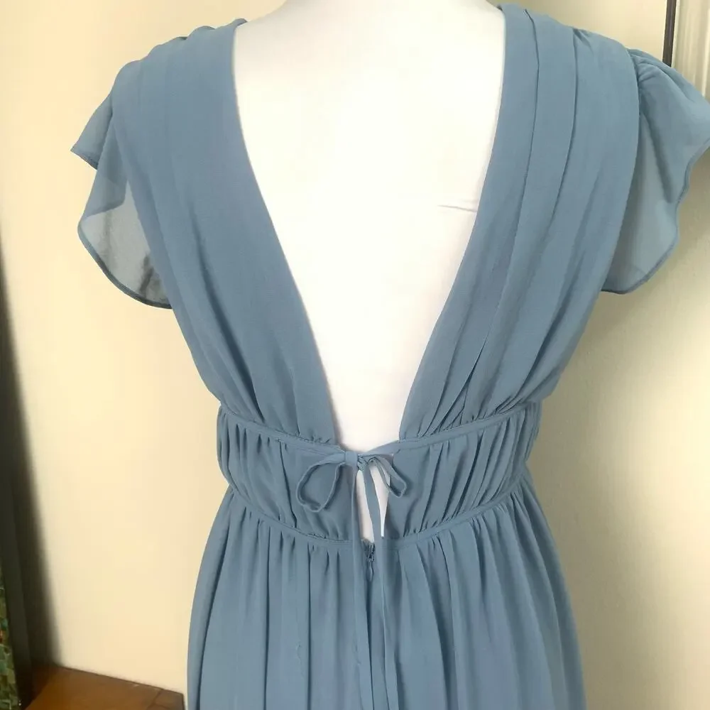 Lulu's Light Blue Maxi Dress - Picture 9 of 12